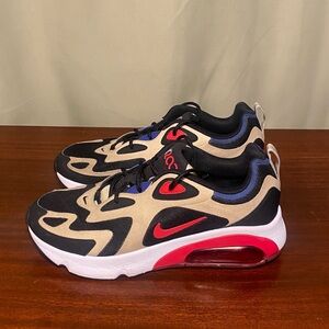 Nike Air Max 200 Team Gold University Red Black White Sneakers Mens 9.5